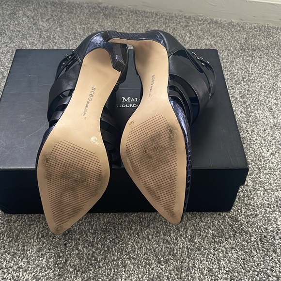 BCBGeneration black Canon strappy heels, Size 7/1/2 only used one time - Picture 7 of 9